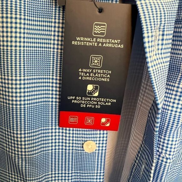 Men’s NWT Ralph Lauren Chaps Azure XLT wrinkle resistant lightweight shirt. - Picture 9 of 11